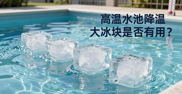 大冰块游泳池降温效果_南沙区高温水池降温大冰块_冰块降温实际应用分析